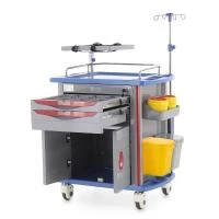 Тележка медицинская ЕТ850-02 (ТМ-002АН-00) "Med-Mos"